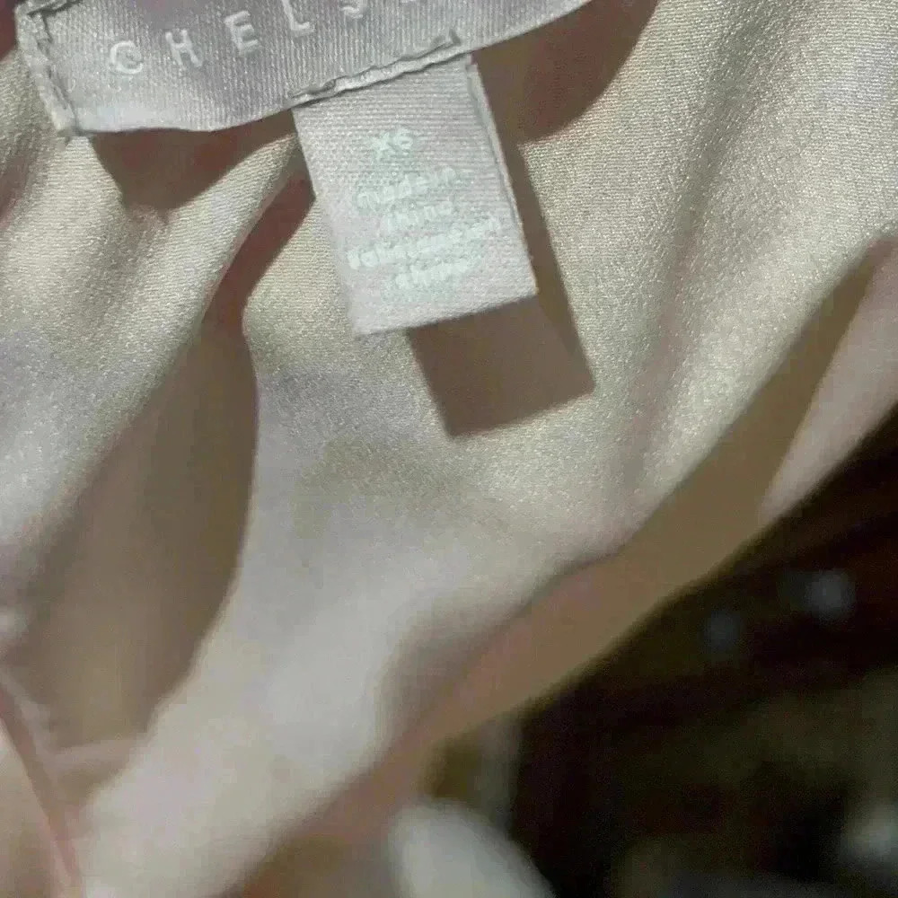 Chelsea28 Ruffle Trim Chiffon Dress Light Pink Creole Midi Dress-Orig$190 - Picture 6 of 16